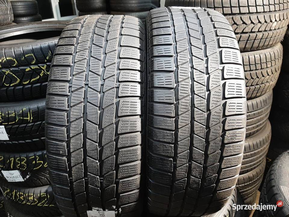 2x Opona UŻYWANA ZIMOWA 23555R18 CONTINENTAL 119 18cale Zaścianki