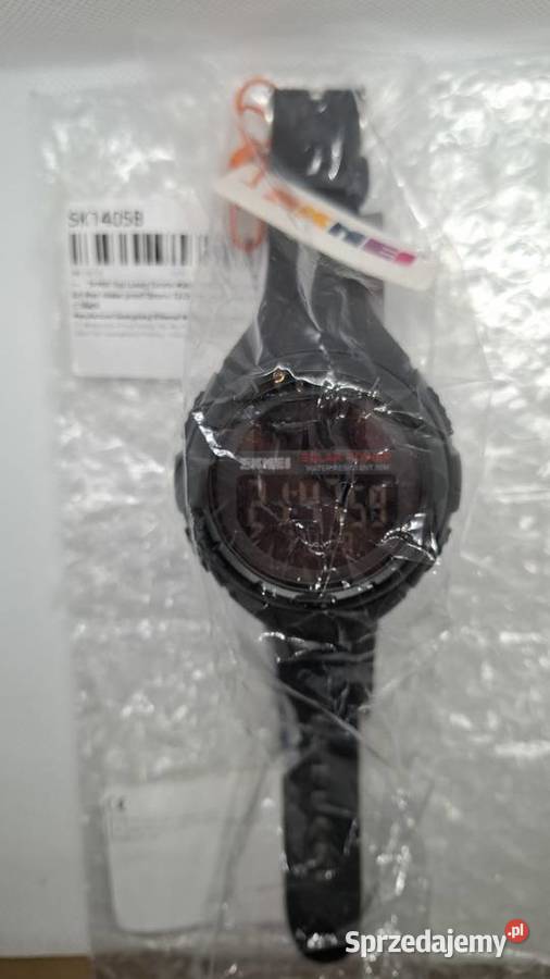 Nowy zegarek SOLAR marki SKMEI 1405 kolor czarny
