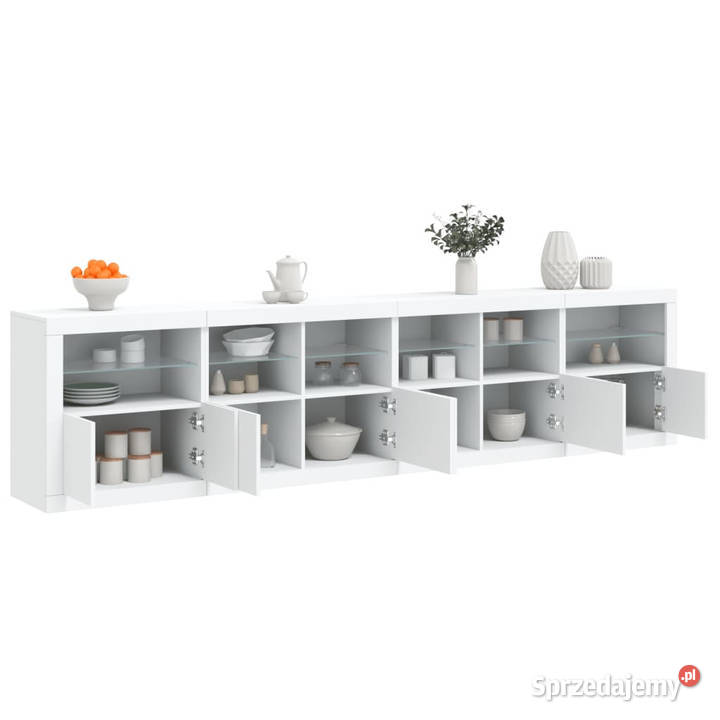 Szafka z oświetleniem LED biała 283x37x67 Warszawa sprzedam
