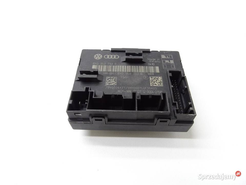 MODUŁ STEROWNIK DRZWI PRZÓD 8X0959793E SKODA sprzedam