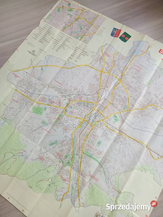 BielskoBiała plan miasta mapa PPWK PRL małopolskie Kraków