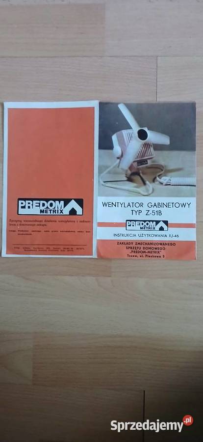 Wentylator wiatraczek z czasów PRL u Kraków