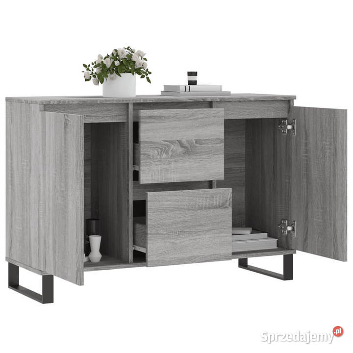 Szafka szary dąb sonoma 104x35x70 materiał mazowieckie Warszawa
