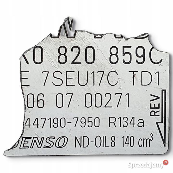 SPRĘŻARKA KLIMATYZACJI VW Golf VI 14 TSI pompa Kompresory klimatyzacji Chełm