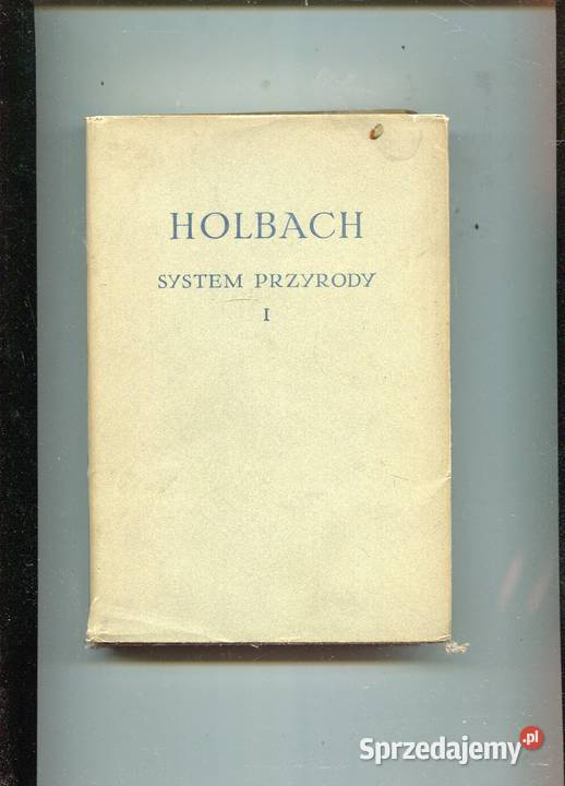 System przyrody T1 Holbach twarda z obwolutą Pozostałe sprzedam