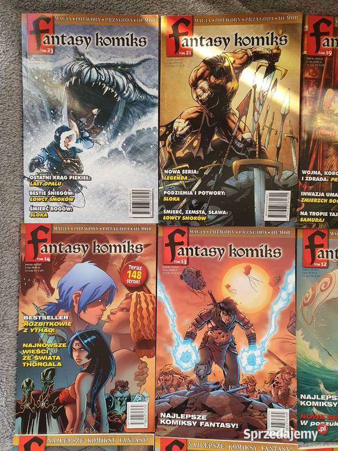 Fantasy Komiks zestaw 15 numerów pomorskie Gdynia
