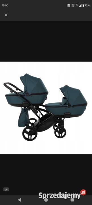 Wózek junama SPACE DUO SLIM 2w1 bliźniaczy Aluminium kujawsko-pomorskie Bydgoszcz