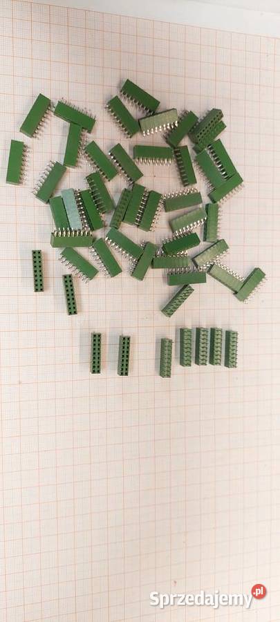 Gniazdo kołkowe żeńskie 18PIN 2x9 NOWE 48 A734 Części i akcesoria