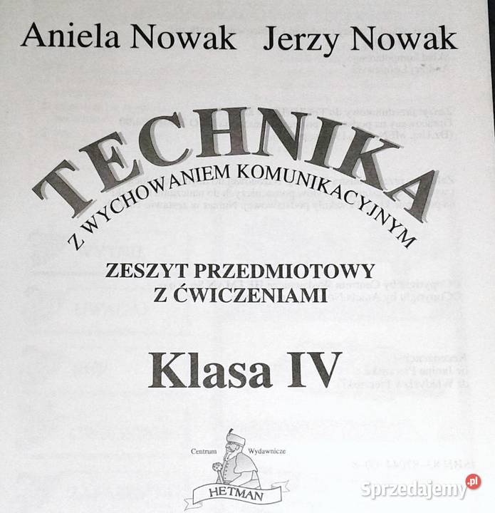 Technika z wychowaniem komunikacyjnym Kl 4 A Rok wydania 1992 Chełm
