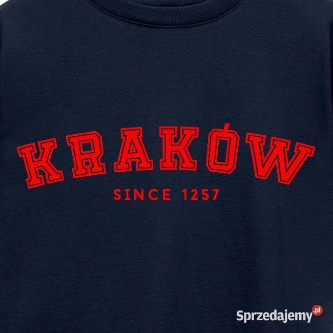 Koszulka dziecięca KRAKÓW Since 1257 Czerwony Dla Dziecka Kraków