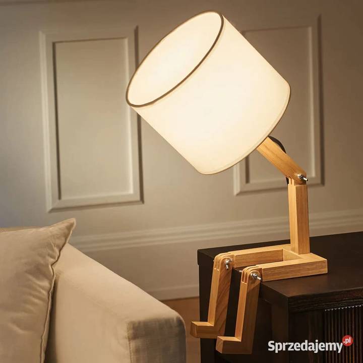 KREATYWNA LAMPKA NOCNA LUDZIK DREWNO ELINKUME podlaskie Białystok