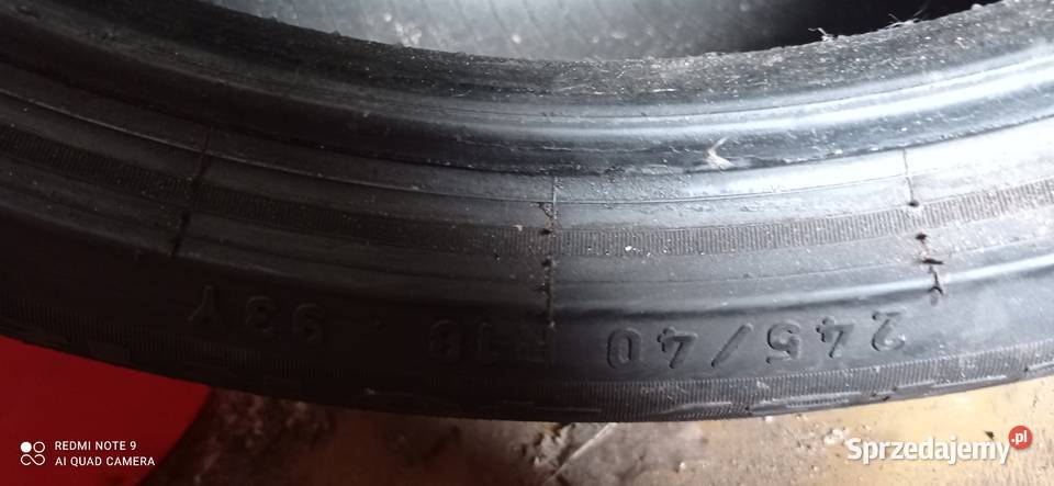 Tanio sprzedam opony letnie 2 Rozmiar 245 45 18 Kobyłka