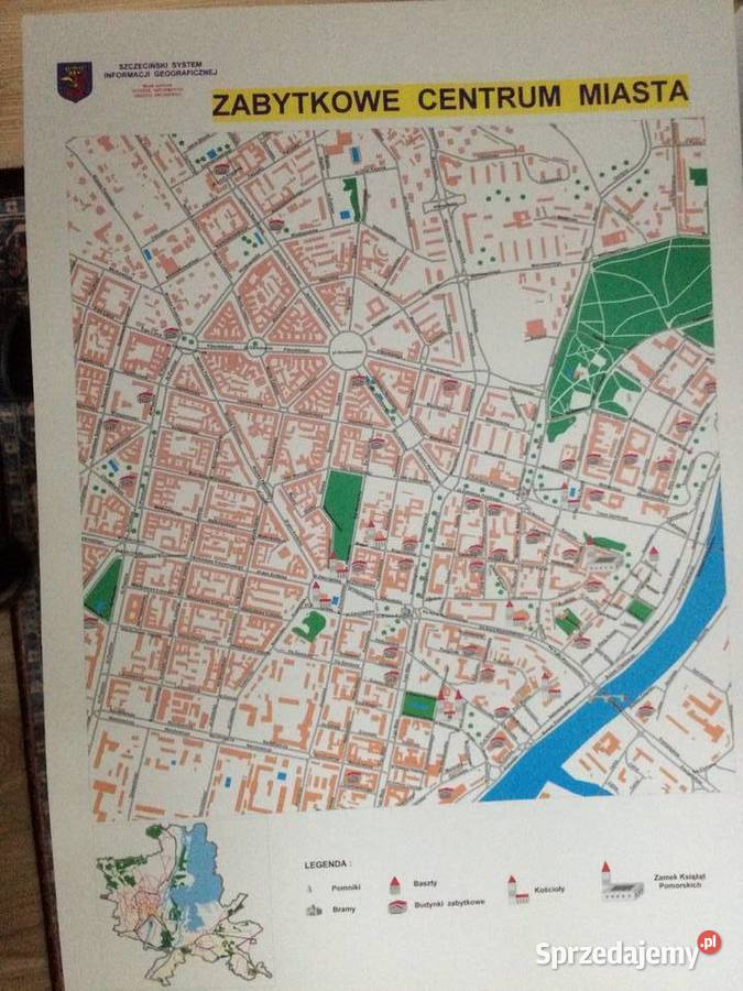 1262 Mapy Rozwoju Przestrzennego Szczecina XVII Antykwariat Szczecin