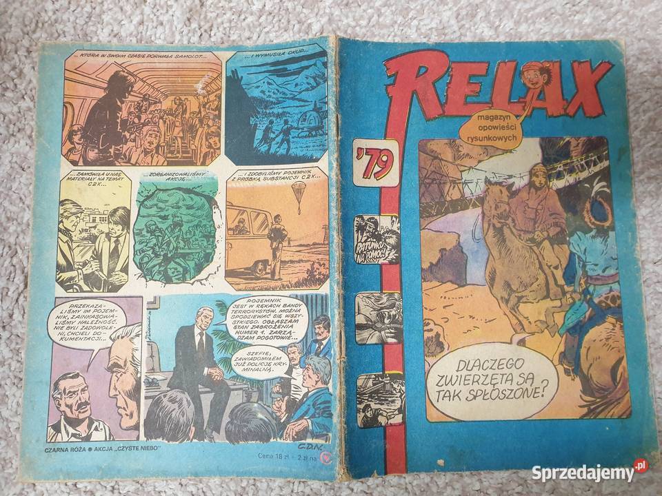 Magazyn Opowieści Rysunkowych Relax zeszyt 24 Gdynia sprzedam
