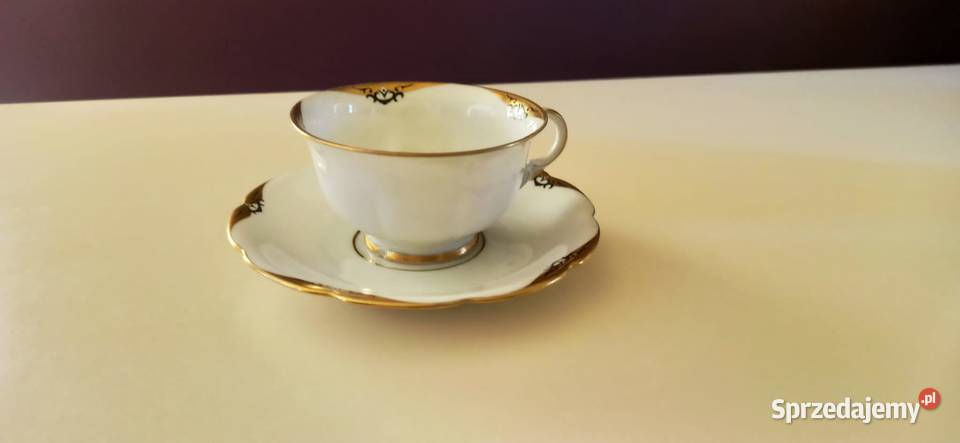 Oryginalna porcelana Giesche serwis kawowy śląskie Bytom