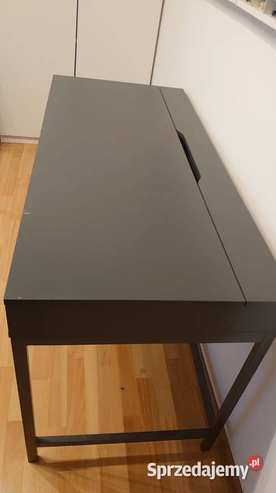 Biurko duże szare Ikea Alex Biurka