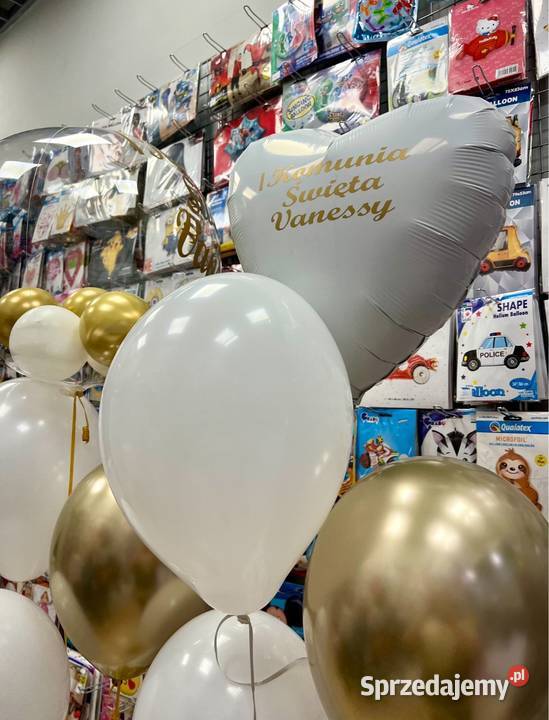 Komunia Święta balony na komunię ścianka do