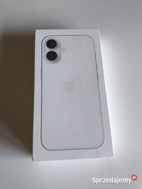 Nowy iPhone 16 White 128 GB Model A3287 Rzeszów sprzedam