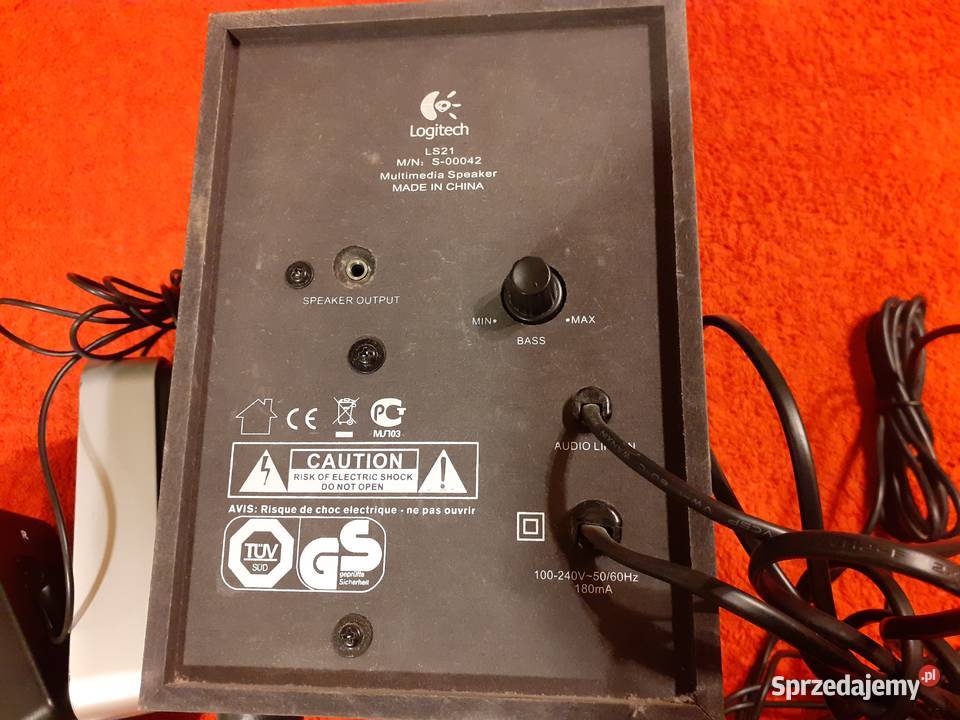Logitech LS21głośniki 21 do komputera i nie Słuchawki i głośniki Tuszkowo