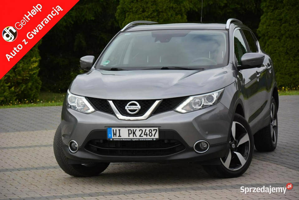 Nissan Qashqai 122016r Ledy Navi Kamera360 bluetooth Ostrów Mazowiecka