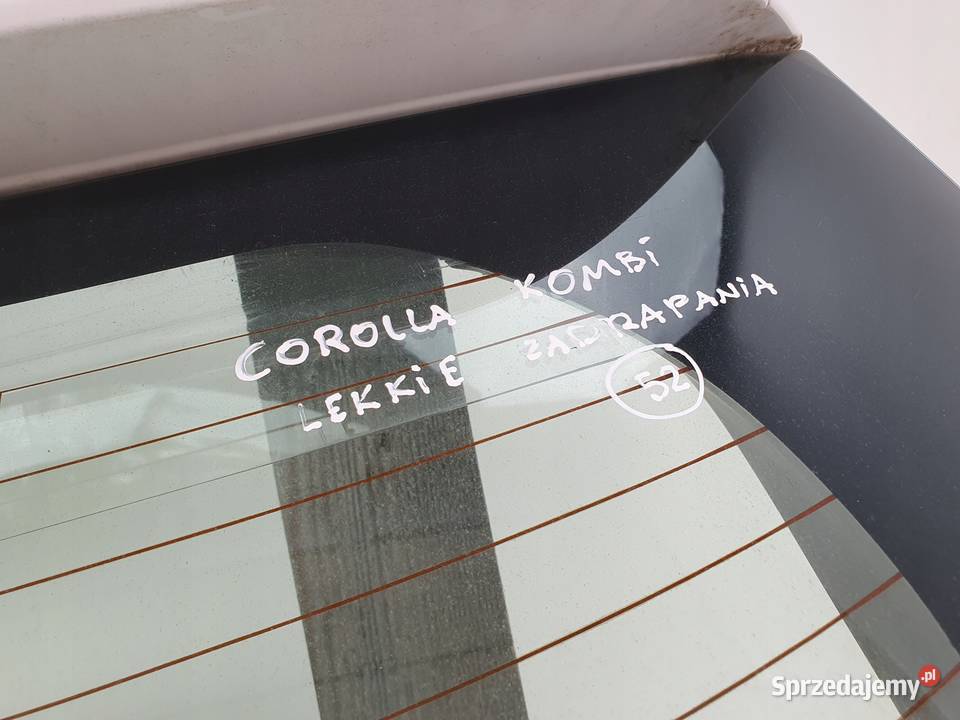 TYLNA KLAPA Toyota Corolla XII E21 KOMBI 2018 Chełm