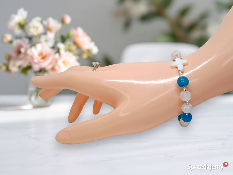 Bransoletka różaniec dziesiątka różańca z AGAT Warszawa sprzedam