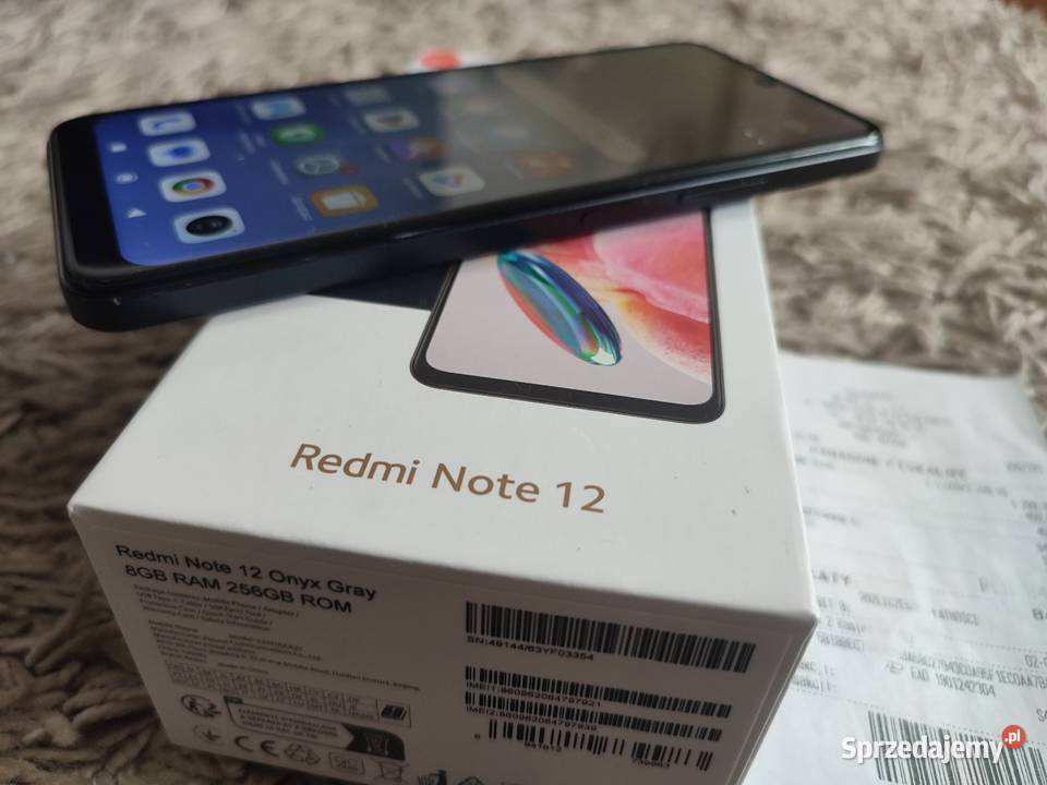 Redmi Note 12 256GB 8GB RAM Polski paragon Warszawa