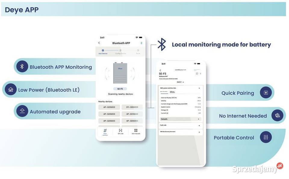 Nowość Magazyn energii DEYE SE F5 Plus 512 kWh Magazyny energii sprzedam