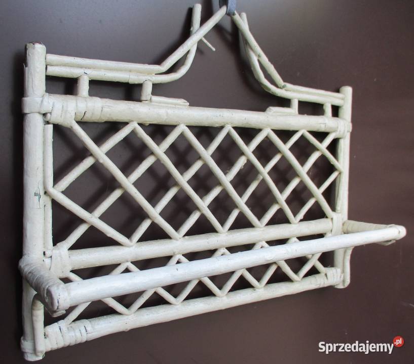 Stary Wieszak Kuchenny na Ściereczki mazowieckie
