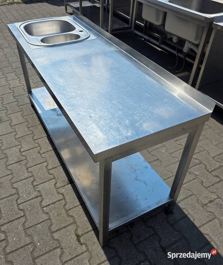 Zlew Gastro 2 komorowy z Półką 1706085 M938 N