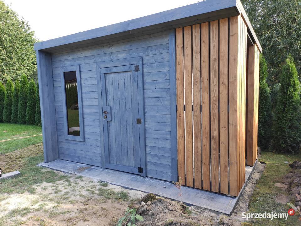 Domek ogrodowy nażędziowy letniskowy sauna wielkopolskie