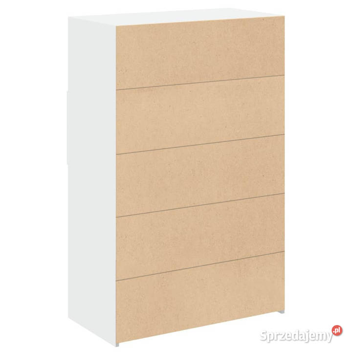 Wysoka szafka biała 80x425x124 materiał Warszawa