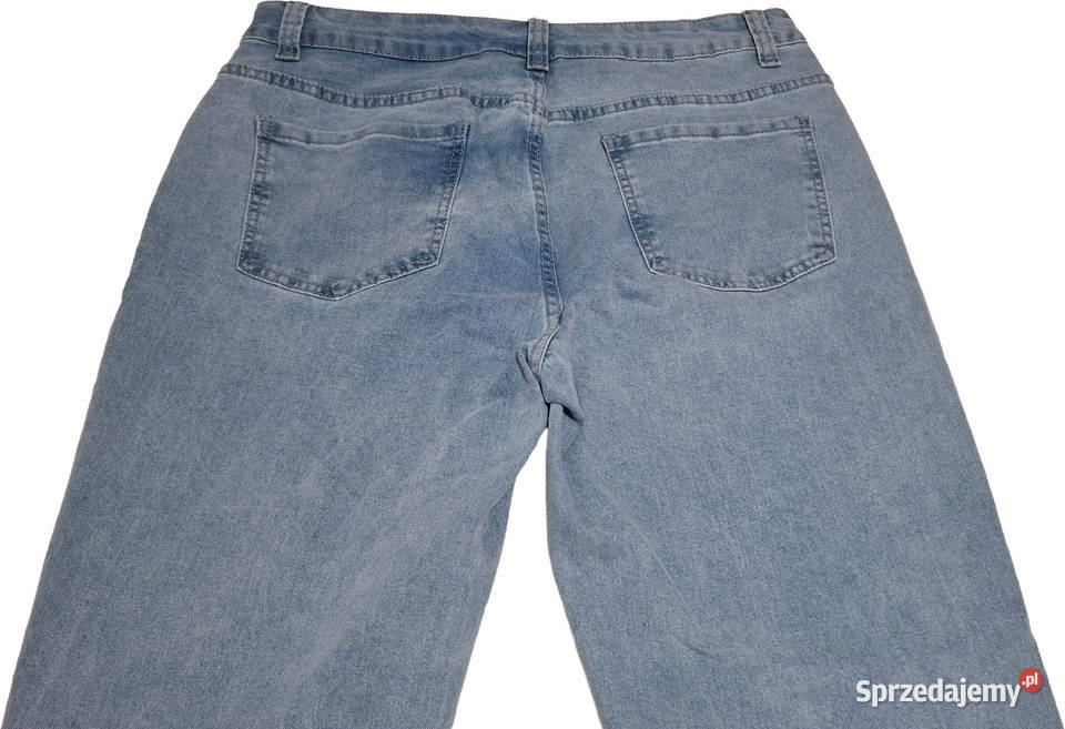Spodnie dżinsy męskie L jasno niebieskie Odzież Moda i Styl śląskie sprzedam