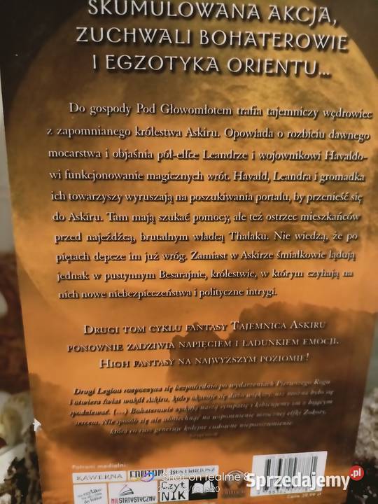 Drugi legion książki pierwsze wydanie Księgarnia Warszawa