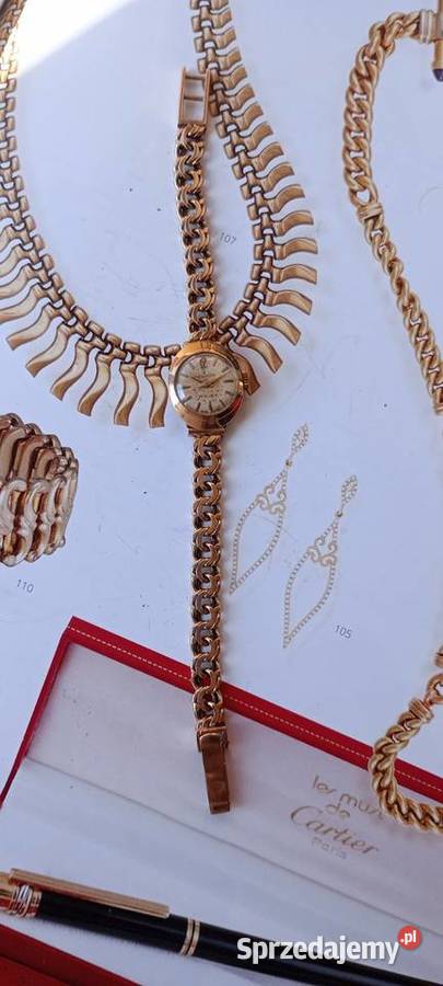 Szwajcarski zegarek Festina ze złota 18k