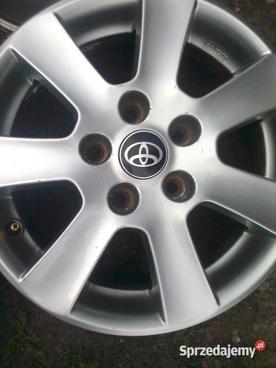 felgi aluminiowe 15 Toyota Auris Yaris Carolla Jarosław