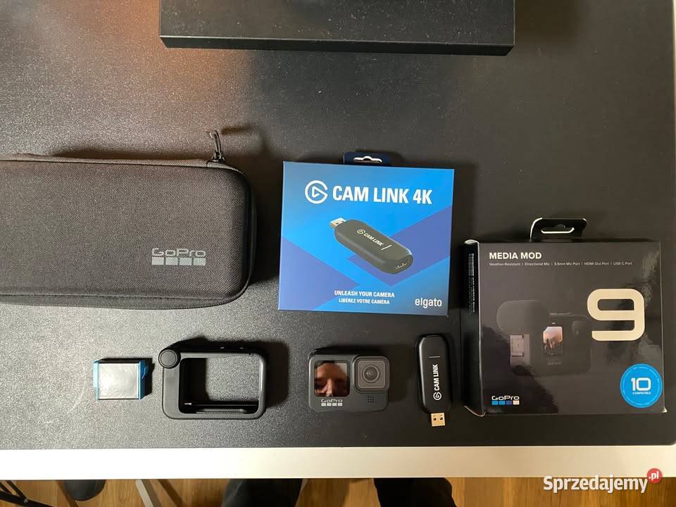 GoPro 9 Media Mod Elgato Camlink 4K Gniezno