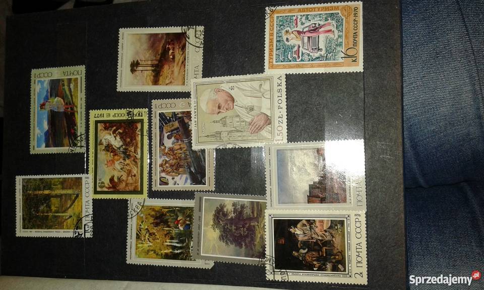 Duża kolekcja starych znaczków pocztowych małopolskie