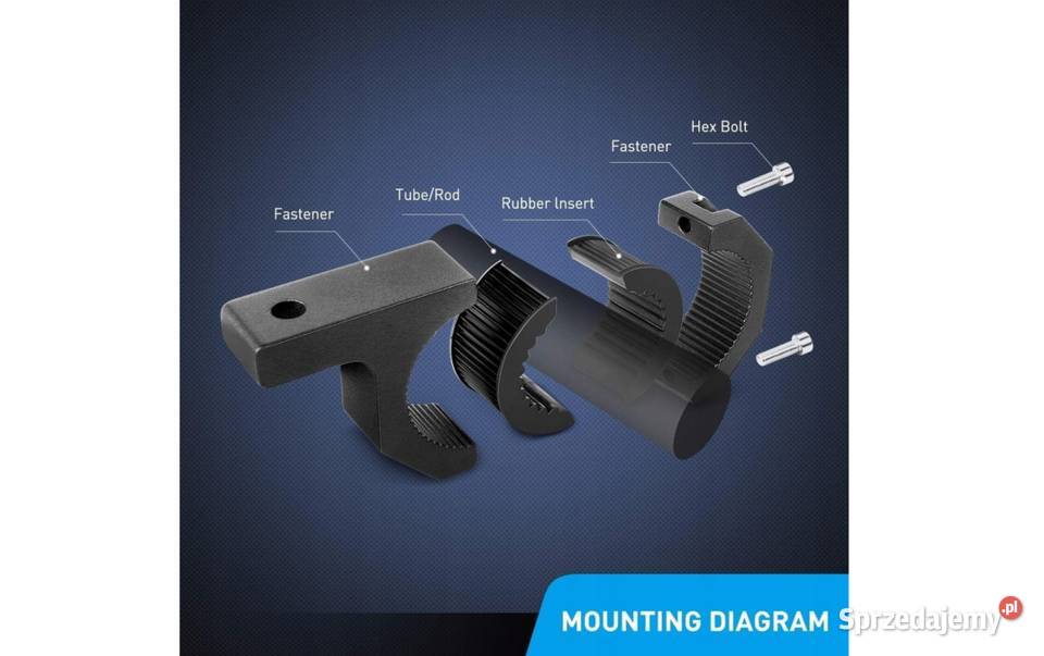UCHWYTY OBEJMY 2 NA LAGI MOTOCYKLA 2552 MM Sosnowiec