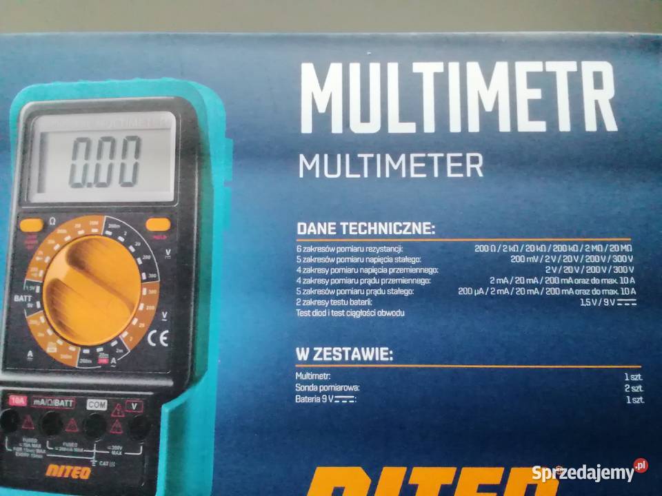 Multimetr sondy etui Nowy nierozpakowany Okazja Pozostałe Wieliczka