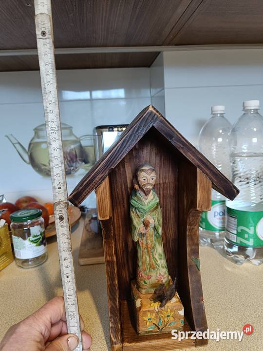 kapliczki figurki drewniane św Józef Franciszek Czarków sprzedam