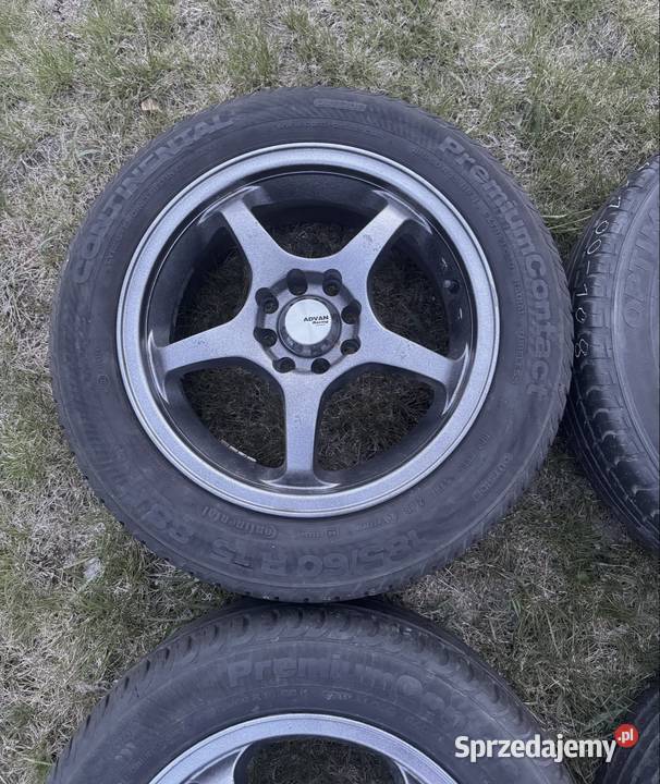 Felgi Advan Racing 4x100 4x108 opony lato Krępiec