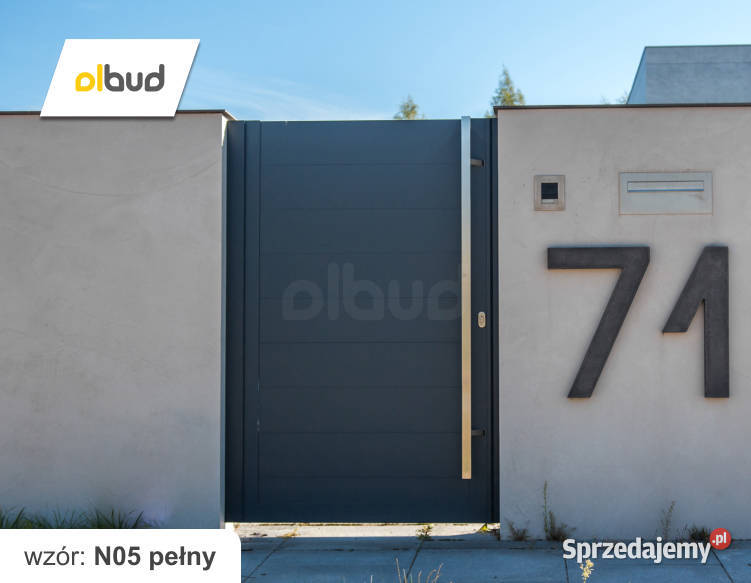 Ogrodzenie aluminiowe poziome nowoczesne Szczecin