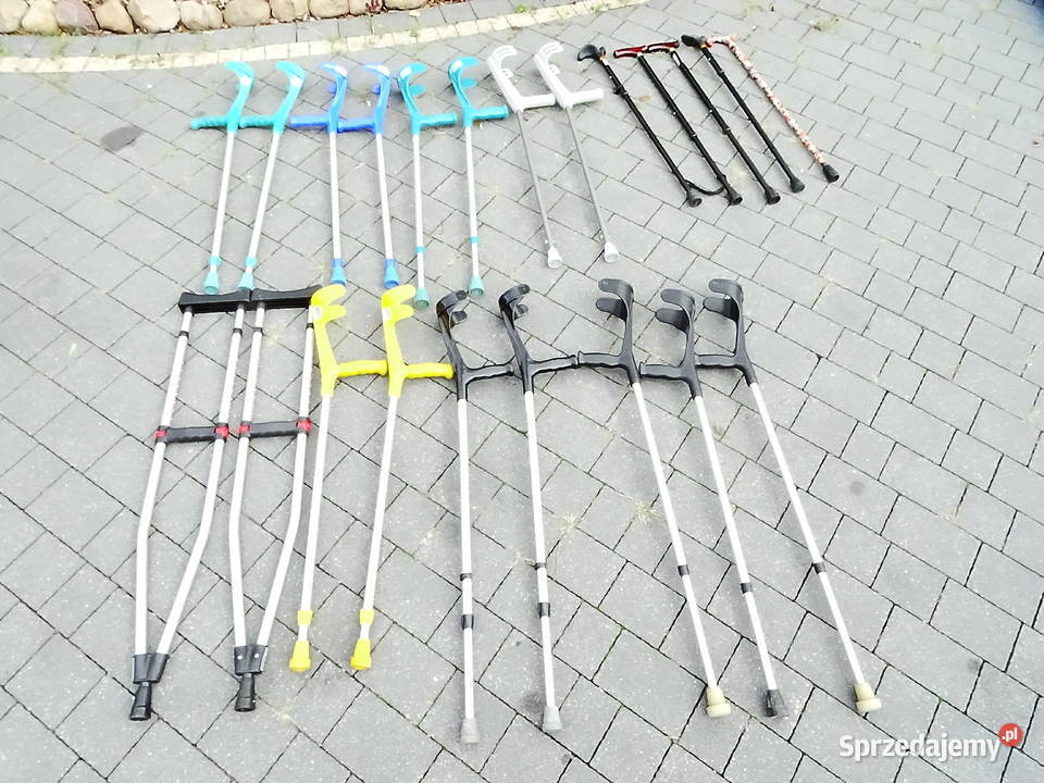 Kule rehabilitacyjne laski kijki do chodzenia