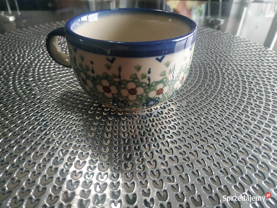 Filiżanka ceramika Polska unikat Bolesławiec