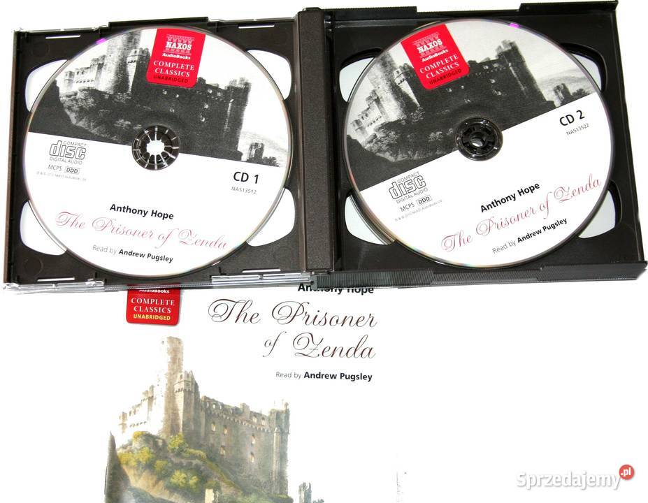 Audiobook The Prisoner of Zenda Hope Anthony 5CD Szczerbice