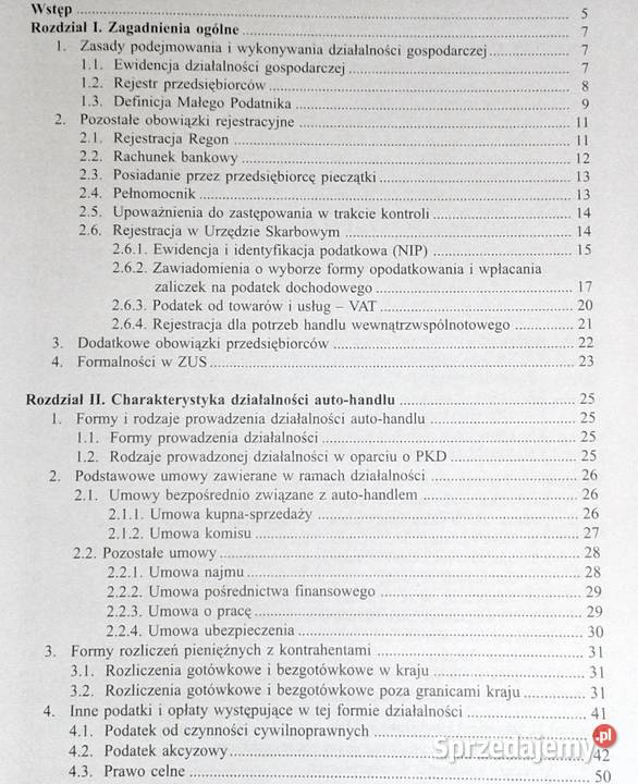 A autohandel Podstawowy leksykon działalności Chełm