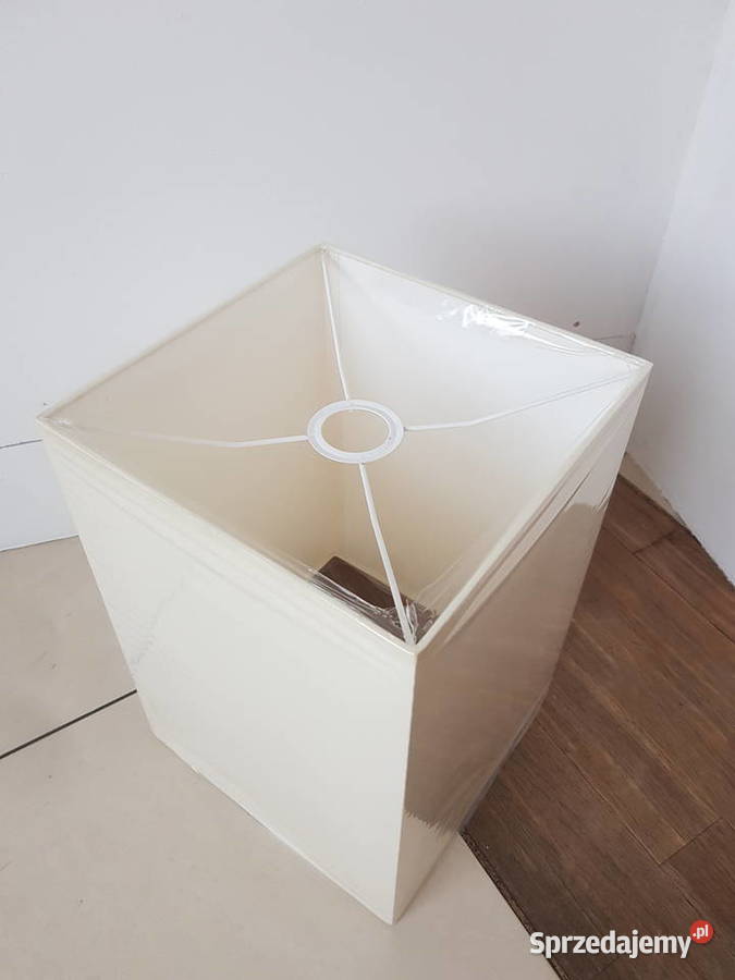 Abażur do lampy prostokąt KREMOWY NOWY Abażury i klosze