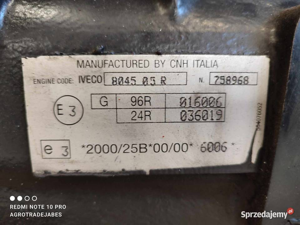 Silnik Iveco VEXL039B1X Motoryzacja wielkopolskie Wilkowo