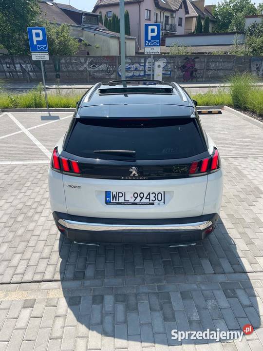 Peugeot 3008 GT 20 BlueHDi 180 Prywatny łopatki zmiany biegów Warszawa sprzedam